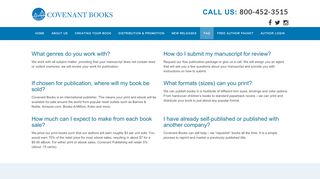 
                            6. FAQ | Share your message | Covenant Books - Covenant Books Author Portal