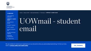 
                            5. FAQs - Email for students: UOWmail @ UOW - Uow Mail Login
