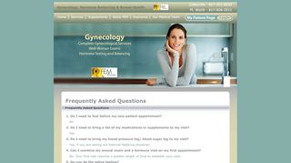 
FAQs - ::FEM Centre::-- Specialists in Gynecology, Hormone ...
