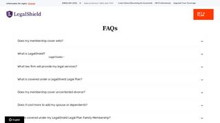 
FAQ's | LegalShield USA  
