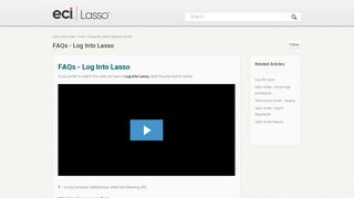 
                            5. FAQs - Log into Lasso – Lasso Help Center - Lasso Crm Portal