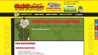 
                            5. FAQs | Ollie's Bargain Outlet - Ollies Army Portal