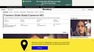 
                            4. Farmers State Bank/Cameron MO - Company Profile and ... - Farmers State Bank Cameron Mo Portal