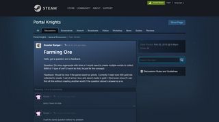 
                            5. Farming Ore :: Portal Knights General Discussions - Steam Community - Portal Knights Gold Ore