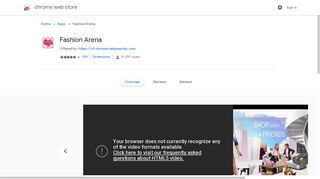 
                            5. Fashion Arena - Google Chrome - Lady Popular Google Portal