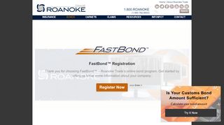 FastBond™ Registration  Roanoke Trade