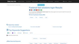 
                            6. Fastenal fast solutions login Results For Websites Listing - Https Fastsolutions Mroadmin Com Apex Login