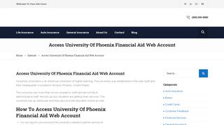 
                            8. faw.phoenix.edu - Access University Of Phoenix Financial Aid ... - University Of Phoenix Faw Portal
