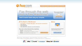 
Fax.com | Internet Fax Services | Welcome  
