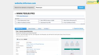 
                            4. fbsub.pro at WI. Free - Social networking tools - Website Informer - Fbsub Pro Login