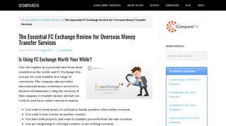 
                            4. FC Exchange Review - Overseas Money Transfer & Currency ... - Fc Exchange Portal