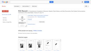 
                            8. FCC Record: A Comprehensive Compilation of Decisions, ... - Craigslist Philadelphia Portal