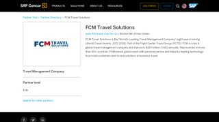 
                            5. FCM Travel Solutions - Travel Management Company - SAP ... - Www Us Fcm Travel Portal