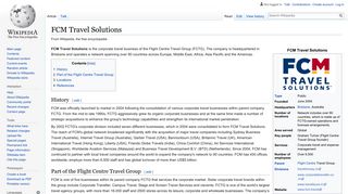 
                            3. FCM Travel Solutions - Wikipedia - Https Portal Fcm Travel Account Portal