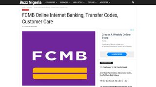 
                            8. FCMB Online Internet Banking, Transfer Codes, Customer Care - Fcmb Corporate Online Banking Login