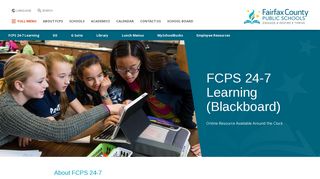 
                            4. FCPS 24-7 Learning - Fairfax County Public Schools - Blackboard 24 7 Portal