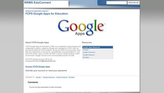 
                            6. FCPS Google Apps for Education - RRMS EduConnect - Google Apps For Education Fcps Portal