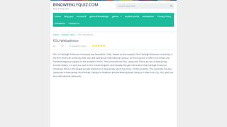 
                            4. FDU Webadvisor | bingweeklyquiz.com - Fdu Webadvisor Sign Up