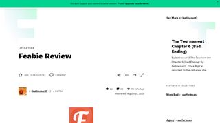 
Feabie Review by ballincourt3 on DeviantArt  
