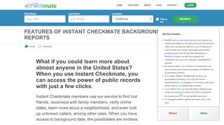 
                            4. Features Of Instant Checkmate Background Check Reports - Reverse Phone Lookup Instant Checkmate Portal