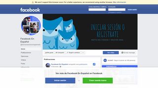 
                            7. Fecebook En Español - Inicio | Facebook - Facebook Portal In Español Venezuela