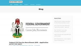 Federal Civil Service Recruitment 2019 - Application portal now open ... - Www Fedcivilservice Gov Ng Portal