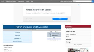 
FEDEX Employees Credit Association - Cordova, TN at 8195 ...
