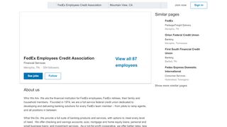 
FedEx Employees Credit Association | LinkedIn
