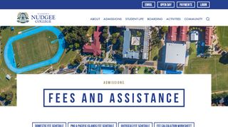 
                            4. Fees and Assistance » Nudgee College - Nudgee Payment Portal