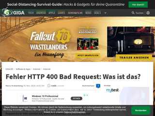 
                            7. Fehler HTTP 400 Bad Request: Was ist das?