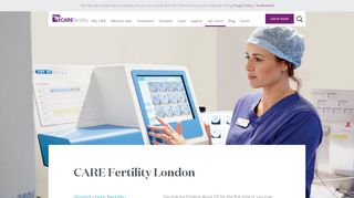 Fertility & IVF Clinic London | IVF & Fertility Treatment ... - CARE Fertility - Care Fertility Portal
