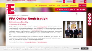
                            9. FFA Online Registration - The Big E - Ffa Number Sign Up