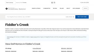 Fiddler's Creek Golf Real Estate Naples FL: Fiddler's Creek ... - Fiddlers Creek Portal