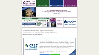 
                            8. Fidelity National Home Warranty - Fidelity Warranty Services Portal