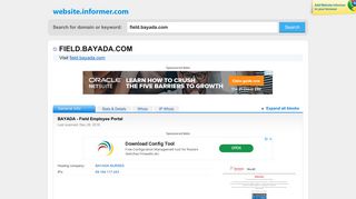
field.bayada.com at WI. BAYADA - Login Error
