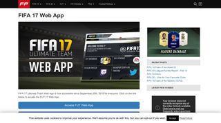 
                            1. FIFA 17 Web App – FIFPlay - Fifa 17 Fut Portal