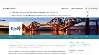 
                            2. Fife Council | myjobscotland - Fife Council Jobs Portal