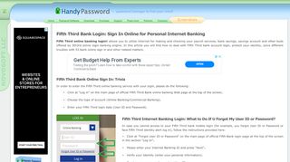 
                            5. Fifth Third Bank Login: Sign In Online for Personal Internet ... - 53 Personal Banking Portal