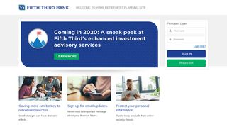 
                            7. Fifth Third Bank Retirement Plan Services - 53 Personal Banking Portal