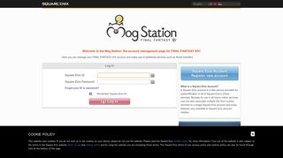
                            4. FINAL FANTASY XIV: Mog Station - Square Enix Account - Square Enix Account Management System Portal Page