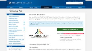 
                            9. Financial Aid Portal :: Financial Aid - Bellevue College - Student Aid Bc Portal