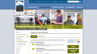 
                            4. Financial Aid Programs - Bellingham Technical College - Btc Financial Aid Portal