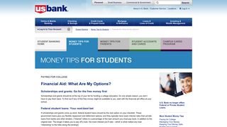 
                            2. Financial Aid | Student Banking | U.S. Bank - Us Bank Student Loan Portal
