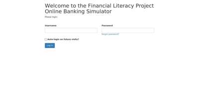 Financial Literacy Project Online Banking Simulator