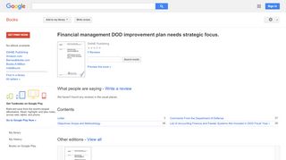 
                            6. Financial management DOD improvement plan needs strategic focus. - Fastdata Navy Login