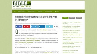 
                            6. Financial Peace University: Is It Worth The Price Of Admission? - Financial Peace University Activation Code Portal