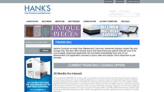 
                            3. Financing | Furniture Financing Plans - Hank's Fine Furniture - Hanks Furniture Credit Card Portal
