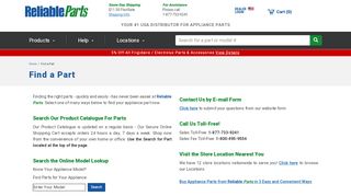 
                            2. Find a Part | Reliable Parts - Reliable Parts Portal