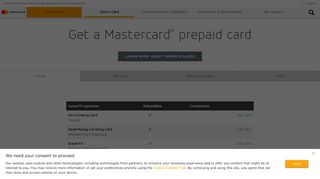 
                            8. Find a Prepaid Card - Mastercard - Virgin Prepaid Card Portal