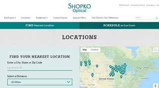 
                            6. Find a Shopko Optical Eye Care Clinic & Schedule an Exam - Shopko Email Sign Up